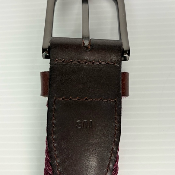 Ted Baker Burgundy and Brown Men's Belt - Picture 4 of 9